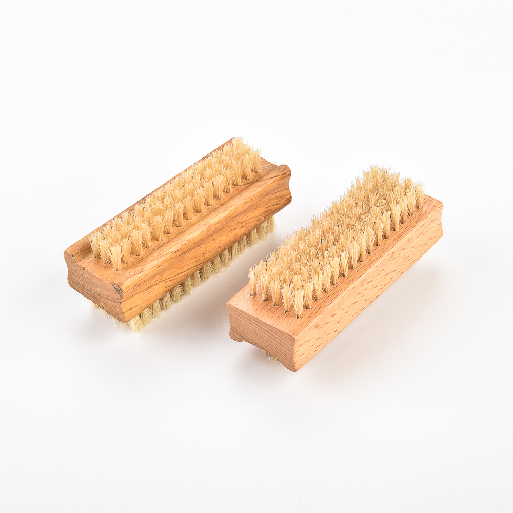 two-sided wood nail brush