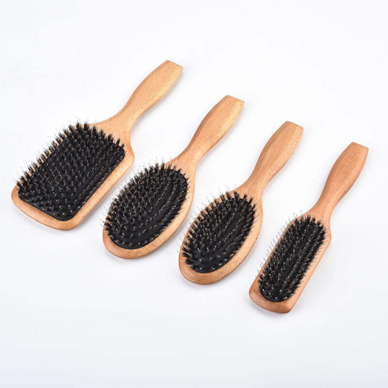 Custom hair brush set with boar bristle - China custom Hair brush and ...