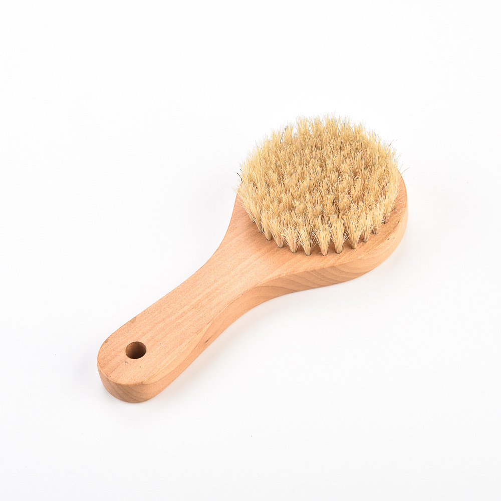 bath brush with natural bristle