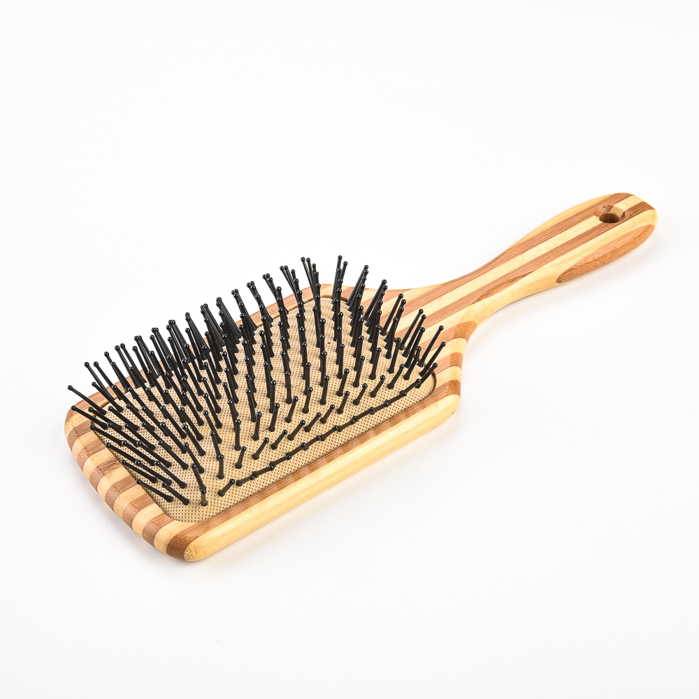 Customizable large paddle hairbrush