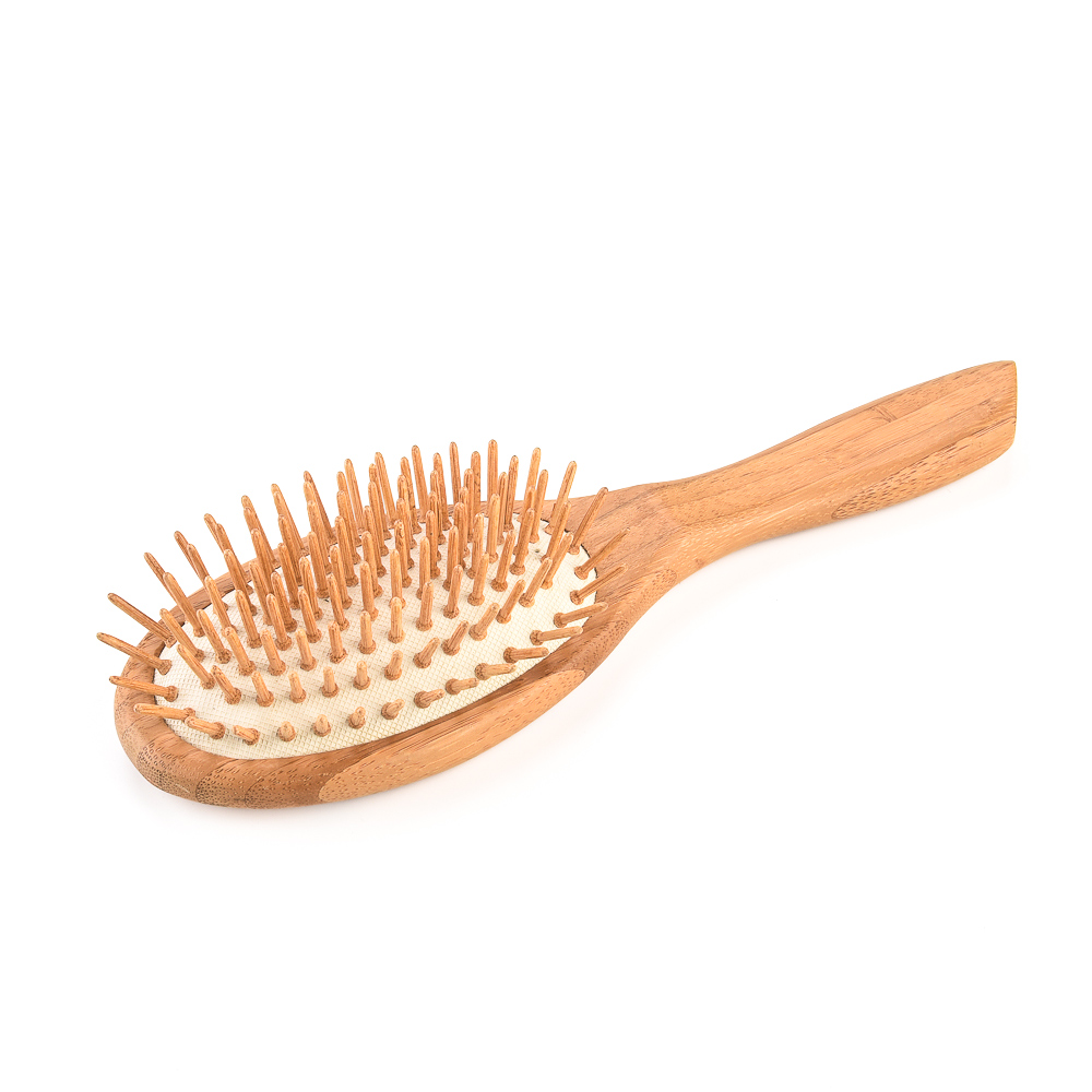 custom bamboo paddle hair brush factory price