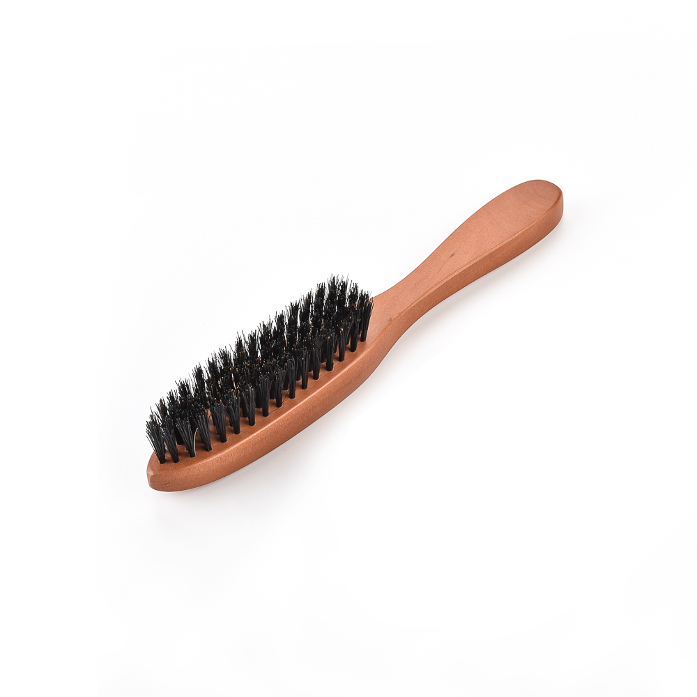 wooden boar bristle hair brush, custom services are available.