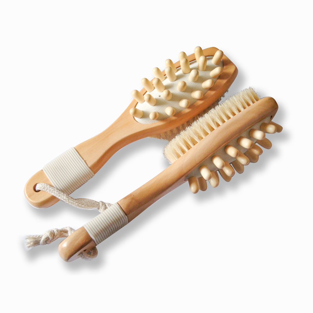 Dual use body bath brush